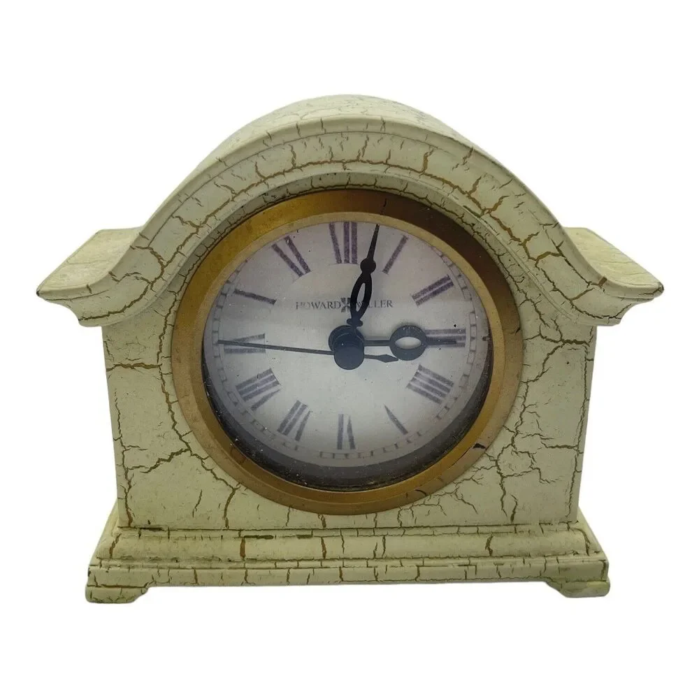 Vintage Howard Miller Small Resin Quartz Clock